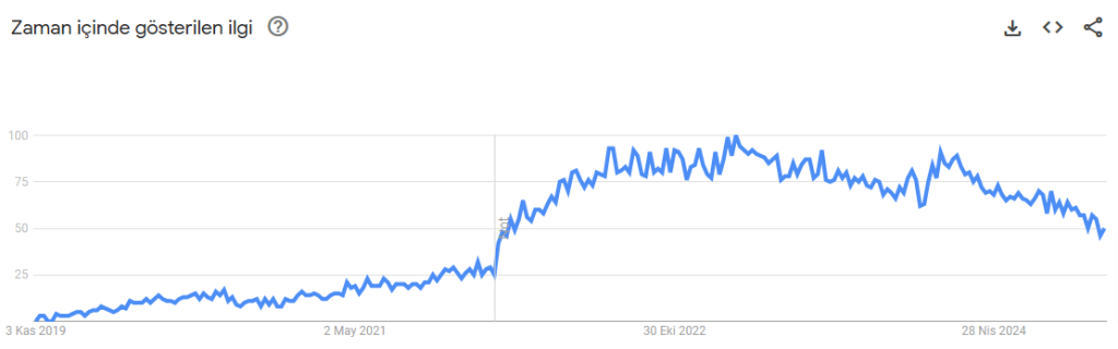 Redux Toolkit Arama İstatistiği Kasım 2024 - Google Trends Raporu