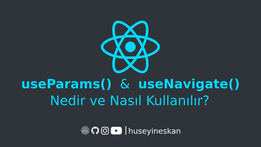 React useParams ve useNavigate Kullanımı