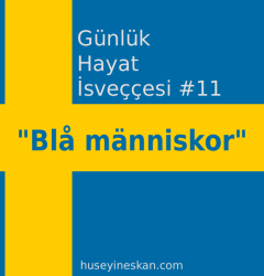 Günlük Hayat İsveççesi #11 - blå människor ifadesi